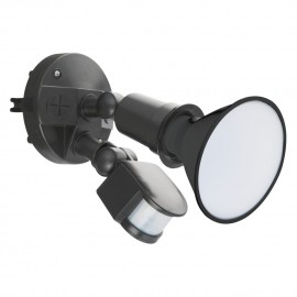 Mercator-Sanders Flood Light With Sensor - Black